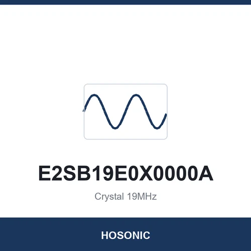 HOSONIC E2SB19E0X0000A Crystal 19MHz 2520