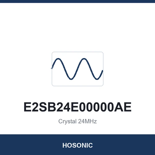 HOSONIC E2SB24E00000AE Crystal 24MHz 2520