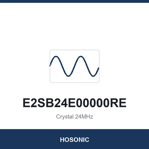 HOSONIC E2SB24E00000RE Crystal 24MHz 2520