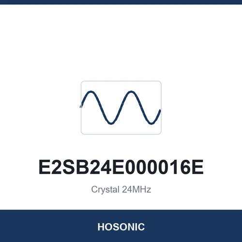 HOSONIC E2SB24E000016E Crystal 24MHz 2520