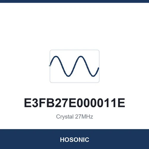 HOSONIC E3FB27E000011E Crystal 27MHz 3225