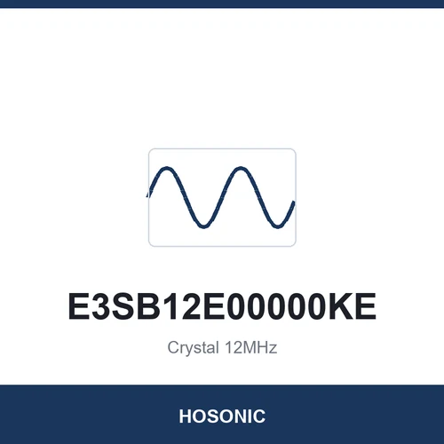 HOSONIC E3SB12E00000KE Crystal 12MHz 3225
