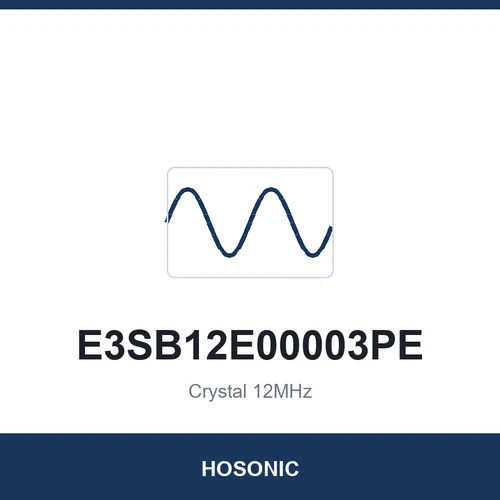 HOSONIC E3SB12E00003PE Crystal 12MHz 3225
