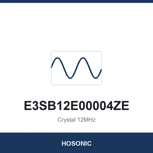 HOSONIC E3SB12E00004ZE Crystal 12MHz 3225