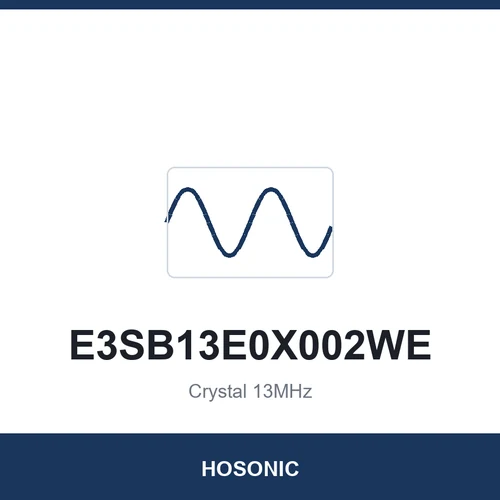 HOSONIC E3SB13E0X002WE Crystal 13MHz 3225
