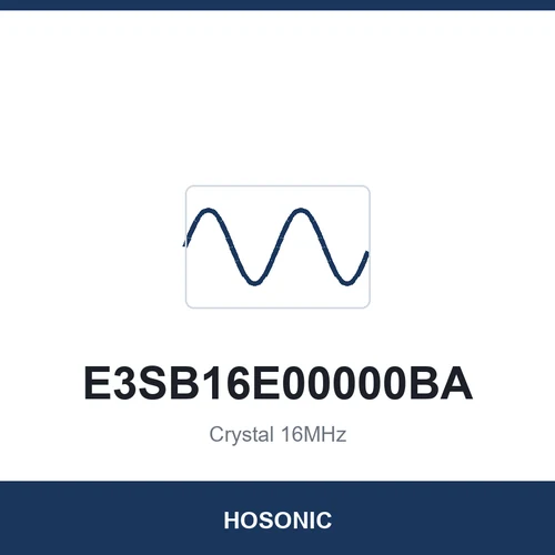 HOSONIC E3SB16E00000BA Crystal 16MHz 3225