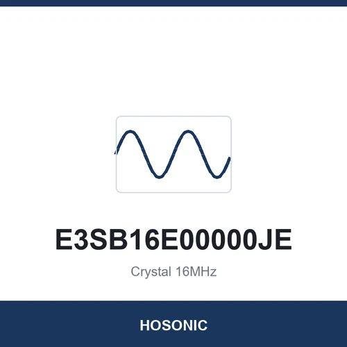HOSONIC E3SB16E00000JE Crystal 16MHz 3225