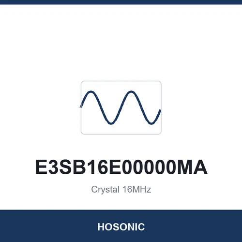 HOSONIC E3SB16E00000MA Crystal 16MHz 3225