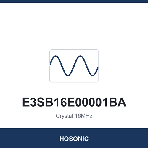 HOSONIC E3SB16E00001BA Crystal 16MHz 3225