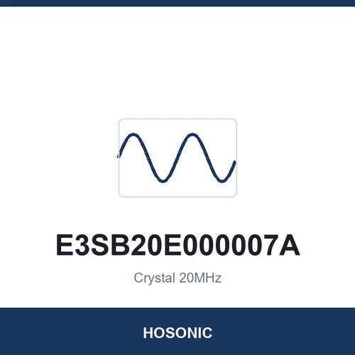 HOSONIC E3SB20E000007A Crystal 20MHz 3225