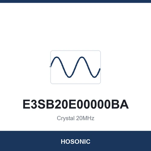 HOSONIC E3SB20E00000BA Crystal 20MHz 3225