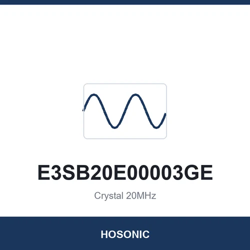 HOSONIC E3SB20E00003GE Crystal 20MHz 3225