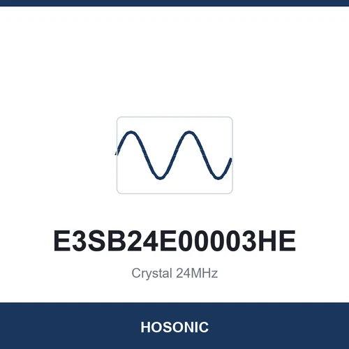 HOSONIC E3SB24E00003HE Crystal 24MHz 3225