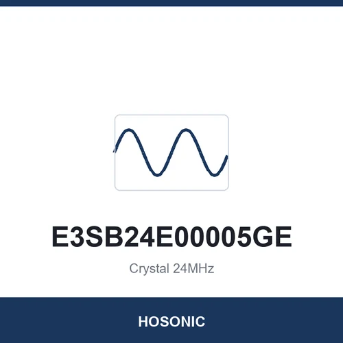 HOSONIC E3SB24E00005GE Crystal 24MHz 3225