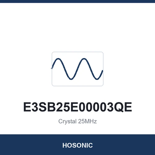 HOSONIC E3SB25E00003QE Crystal 25MHz 3225