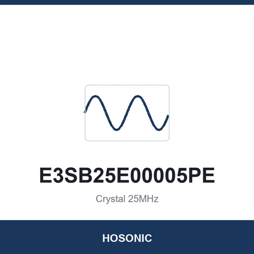 HOSONIC E3SB25E00005PE Crystal 25MHz 3225