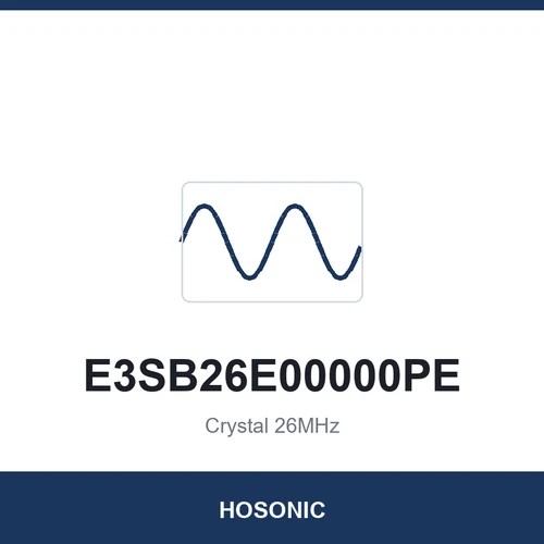 HOSONIC E3SB26E00000PE Crystal 26MHz 3225