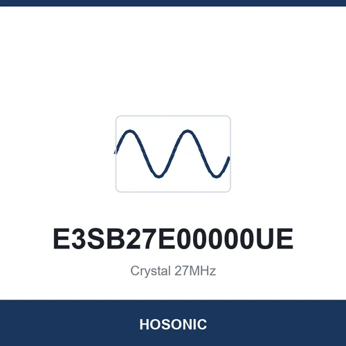 HOSONIC E3SB27E00000UE Crystal 27MHz 3225