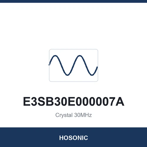 HOSONIC E3SB30E000007A Crystal 30MHz 3225