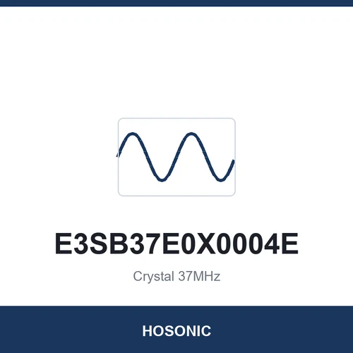 HOSONIC E3SB37E0X0004E Crystal 37MHz 3225