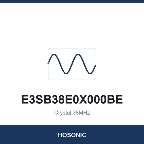 HOSONIC E3SB38E0X000BE Crystal 38MHz 3225