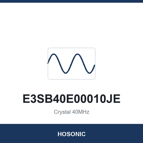 HOSONIC E3SB40E00010JE Crystal 40MHz 3225
