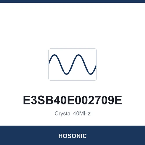 HOSONIC E3SB40E002709E Crystal 40MHz 3225