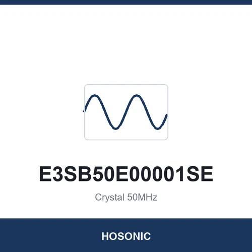 HOSONIC E3SB50E00001SE Crystal 50MHz 3225