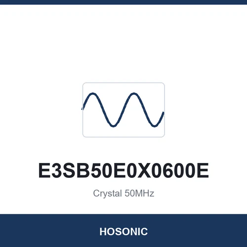 HOSONIC E3SB50E0X0600E Crystal 50MHz 3225