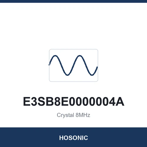 HOSONIC E3SB8E0000004A Crystal 8MHz 3225