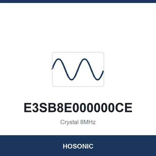 HOSONIC E3SB8E000000CE Crystal 8MHz 3225