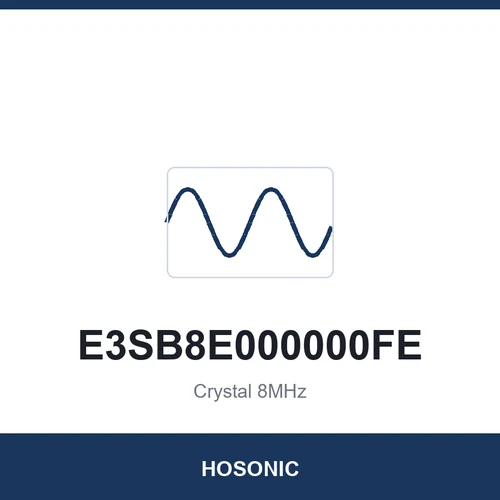 HOSONIC E3SB8E000000FE Crystal 8MHz 3225
