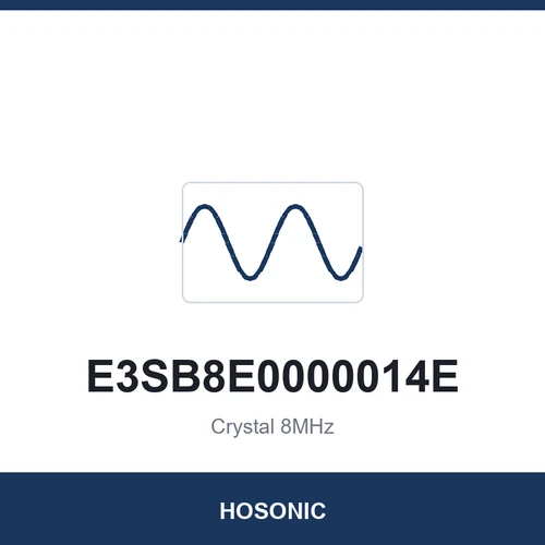 HOSONIC E3SB8E0000014E Crystal 8MHz 3225