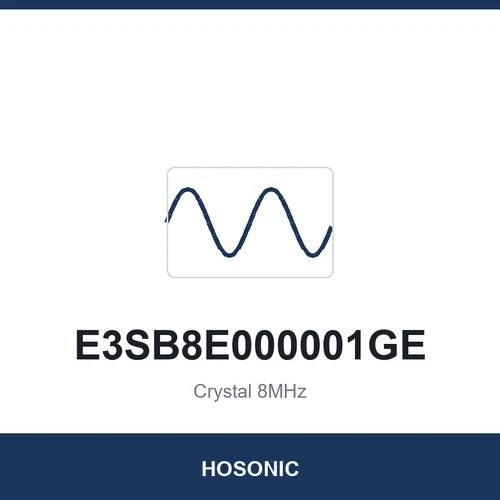 HOSONIC E3SB8E000001GE Crystal 8MHz 3225
