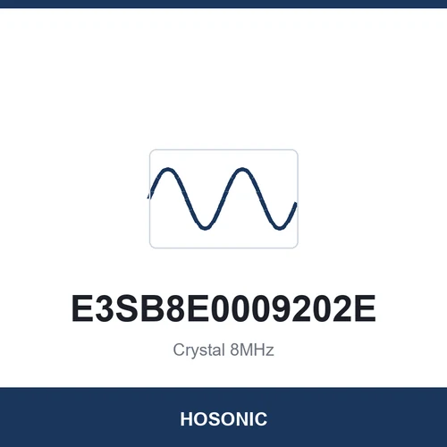 HOSONIC E3SB8E0009202E Crystal 8MHz 3225