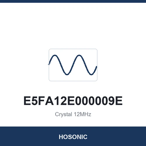 HOSONIC E5FA12E000009E Crystal 12MHz 5032