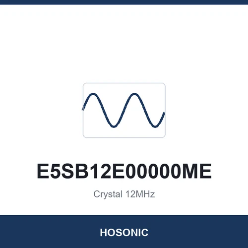 HOSONIC E5SB12E00000ME Crystal 12MHz 5032