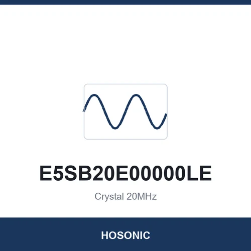 HOSONIC E5SB20E00000LE Crystal 20MHz 5032