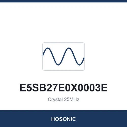 HOSONIC E5SB27E0X0003E Crystal 25MHz 5032