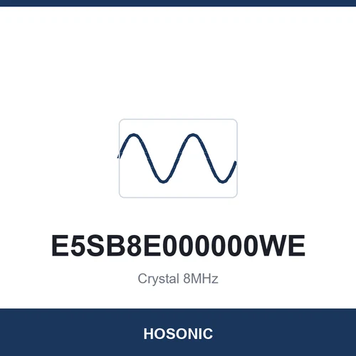 HOSONIC E5SB8E000000WE Crystal 8MHz 5032