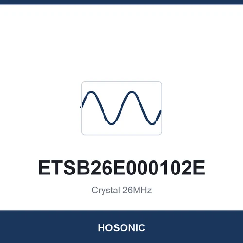 HOSONIC ETSB26E000102E Crystal 26MHz 1612