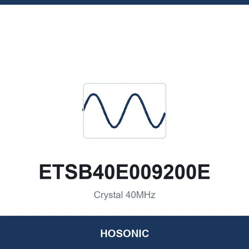 HOSONIC ETSB40E009200E Crystal 40MHz 1612