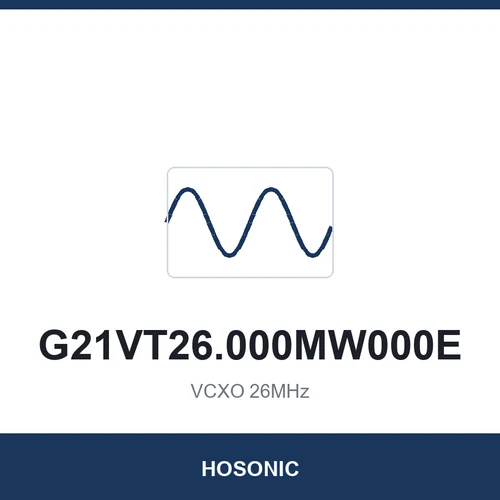 HOSONIC G21VT26.000MW000E VCXO 26MHz 2016