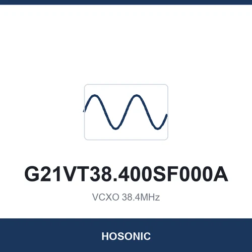 HOSONIC G21VT38.400SF000A VCXO 38.4MHz 2016