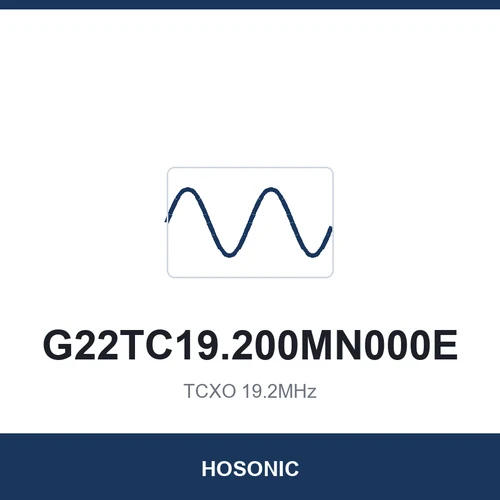 HOSONIC G22TC19.200MN000E TCXO 19.2MHz 2520