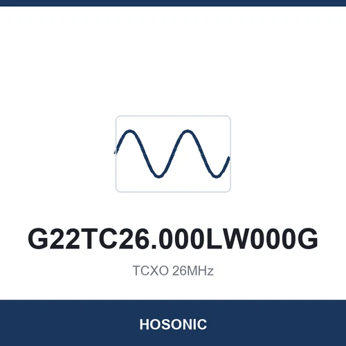 HOSONIC G22TC26.000LW000G TCXO 26MHz 2520