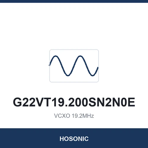 HOSONIC G22VT19.200SN2N0E VCXO 19.2MHz 2520
