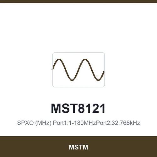MSTM MST8121 SPXO (MHz) Port1:1-180MHzPort2:32.768kHz 3225/2520/2016