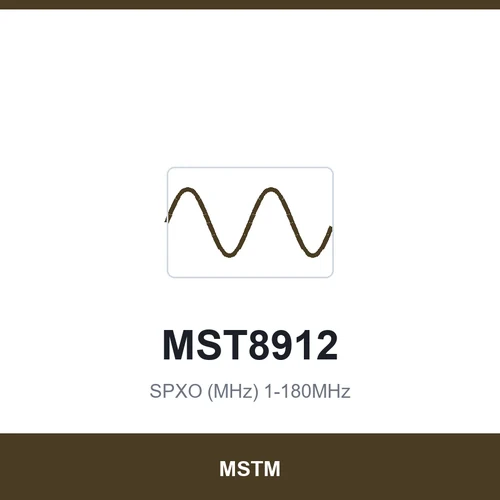 MSTM MST8912 SPXO (MHz) 1-180MHz 3225/2520/2016