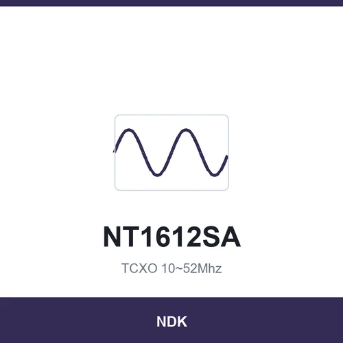 NDK NT1612SA TCXO 10~52Mhz 1.6x1.2x0.55
